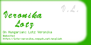 veronika lotz business card